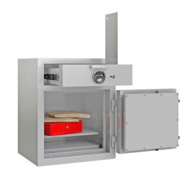 Coffre de dépôt de fonds - Classe 1 - Serrure électronique - HARTMANN Zephir Dépôt 1401