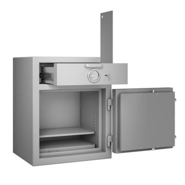 Coffre de dépôt de fonds - Classe 3 - Serrure à clés A2P - HARTMANN Zephir Dépôt 1403