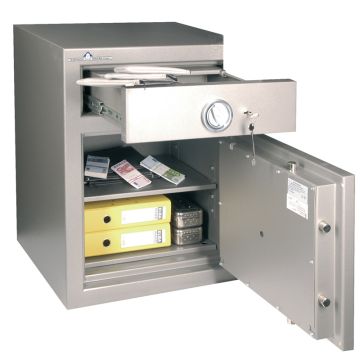 Coffre de dépôt de fonds - Classe 3 - Serrure électronique - HARTMANN Zephir Dépôt 803