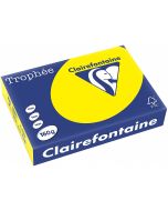 Ramette de papier Trophée de 250 feuilles A4 160g - Jaune tournesol : CLAIREFONTAINE Visuel