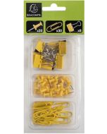 Kit d'attaches - 58 pièces - Jaune : EXACOMPTA Iderama image