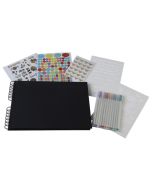 Album photos à spirales avec Kit de Scrapbooking - 320 x 220 mm : EXACOMPTA Scrap-Addict image