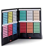 Mini Planning portable pour fiches T - Indice 2 - Pliable - 3 colonnes NOBO