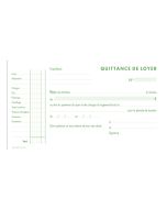 EXACOMPTA 43E Carnet autocopiant Tripli - Quittance de loyer Modele