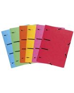 Chemise perforée à 3 rabats et élastiques - Assortiment EXACOMPTA Punchy Modèle