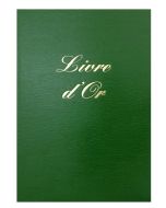 Livre d'or vert Classique - 297 x 210 mm ELVE Registre
