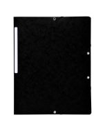 EXACOMPTA 55411E Chemises à élastiques sans rabats  Noires