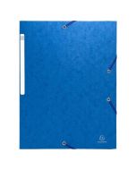 EXACOMPTA 5592E : Chemises à élastiques sans rabats Bleu