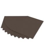 Carton de Bricolage 500 x 700 mm - Marron foncé FOLIA Lot de 10