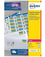 Étiquettes Timbres Poste 63,5 x 33,9 mm AVERY L7159 Lot de 240