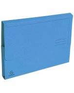 Lot de 50 Chemises à poche en carte recyclée - Bleu : EXACOMPTA Forever Visuel 