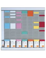 Kit Planning hebdomadaire - OFFICE PLANER - 7 bandes 24 fiches : NOBO Visuel