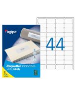 Photo Etiquettes adhésives 50 x 25 mm : AGIPA 119603