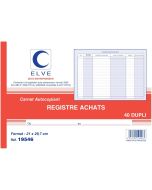 Photo Registre des Achats - Auto-Entrepreneur ELVE
