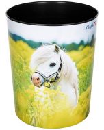 Photo Corbeille à papier - 13 litres - Cheval dans un champ de colza LAUFER