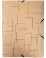 Photo Chemise à élastiques A4 - 3 rabats - Motifs géométriques EXACOMPTA Eterneco