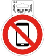 Photo Panneau adhésif - Téléphone mobile interdit - Rouge EXACOMPTA