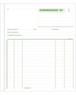 BON DE COMMANDE Carnet autocopiant Tripli - 210 x 180 mm : EXACOMPTA