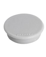 Photo Lot de 10 Aimants ronds - 13 mm - Gris : FRANKEN