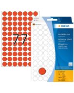 Photo HERMA : Lot de 2464 étiquettes adhésives rondes - 13,0  mm - Rouge