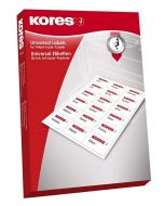 Photo Étiquettes adhésives blanches - 97 x 67,7 mm : KORES L9767 