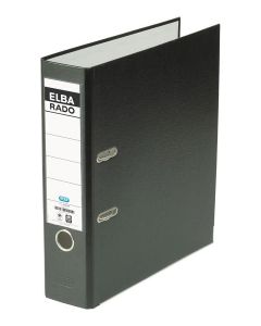 Classeur à levier - Dos 80 mm - Noir : ELBA Rado Brillant Photo 