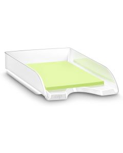 Corbeille pour courrier A4 - Blanc : CEP Gloss Image