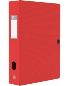 Boite de classement Memphis avec bouton - 60 mm - Rouge : OXFORD Modèle