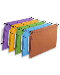 Dossiers suspendus Armoire - Fond V - Assorti ELBA L'OBLIQUE AZV Lot de 25 visuel