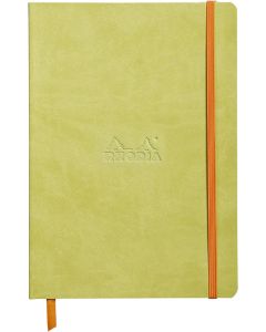 RHODIA : Carnet ligné RHODIARAMA A5 Vert anis 117406C