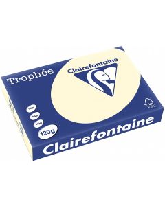 Ramette de papier Trophée de 250 feuilles A4 120g - Ivoire : CLAIREFONTAINE Photo