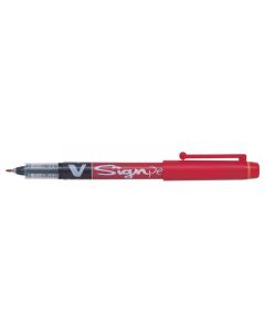 Stylo feutre V Sign Pen - Rouge : PILOT Visuel