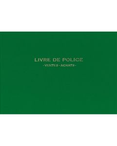 Elve 14172 Registre Bijoutier Achats/Ventes OR Livre de police métaux précieux