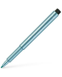 Stylo à encre de chine PITT artist pen - Bleu métallique - 1,5 mm : FABER CASTELL Image