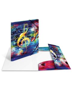 Chemise à rabats A4 - Motif Music : HERMA image