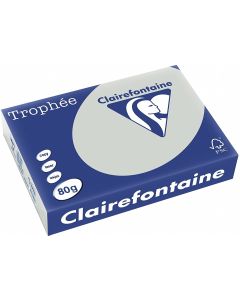 Ramette de papier Trophée de 500 feuilles A4 - Gris Acier : CLAIREFONTAINE Image