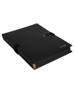 EXACOMPTA Extensor Balacron :  Chemises avec rabat à sangle - Noir 22001E