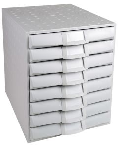 Module de rangement 8 tiroirs - Gris : EXACOMPTA The System Office photo