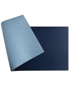 Sous-mains Bicolore - 350 x 600 mm - Marine/Ciel : EXACOMPTA Home Office image