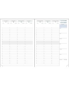Agenda 2024/2025 Semainier de bureau SAD29 297 x 210 mm EXACOMPTA