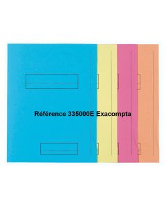 Chemises rigides imprimées - Assortiment 335000E Exacompta