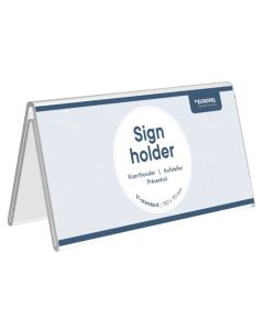 Chevalet de table - Porte-nom - 150 x 70 mm : EUROPEL image