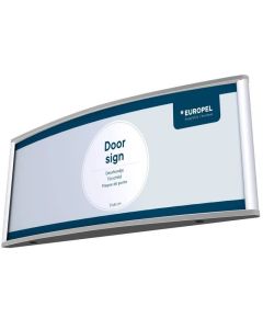 Plaque de Porte - 210 x 80 mm - Argent : EUROPEL image