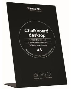 Présentoir de Table incliné - A5 - Noir : EUROPEL image