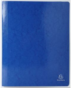 EXACOMPTA 380807B : Chemises à lamelles - Bleu foncé Iderama