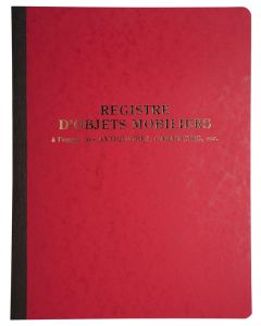 Registre d'objets mobiliers 41791D achat/vente - livre de police