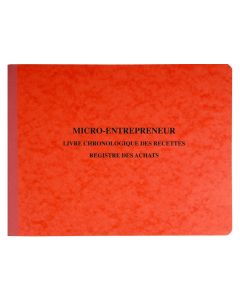 Registre des recettes et des achats - Auto-entrepreneur  4410e EXACOMPTA