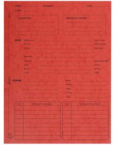 Dossier de suivi procédure Avocat Exacompta 445105E