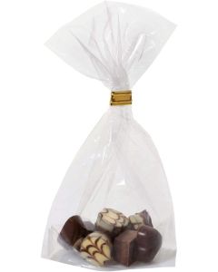 Sachet en cellophane avec fond - 95 x 160 mm : FOLIA Lot de 10 Exemple