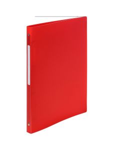 Exacompta 51195E : Classeur souple Rouge - 4 anneaux